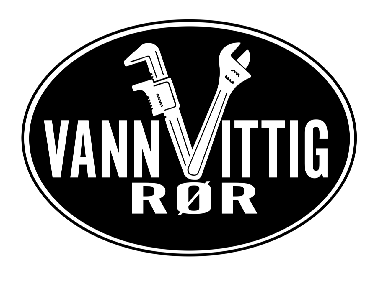 Logo svart - Vannvittig Rør